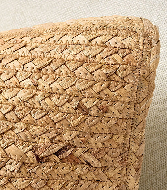 Braided Jute Pillow Cover