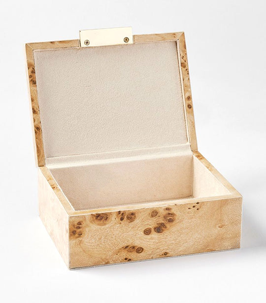 Burlwood Jewelry Box