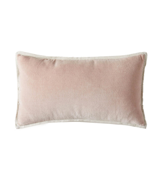 Classic Cotton Velvet Pillow Cover 12x21 inches