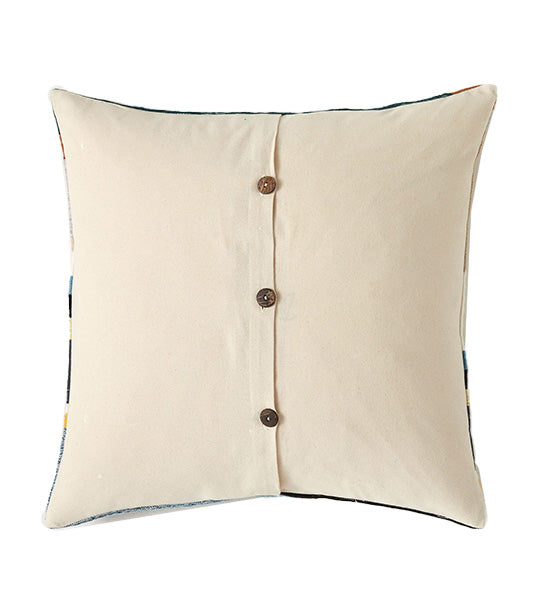 Crewel Rising Tide Pillow Cover Rose Puff 20x20 Inches