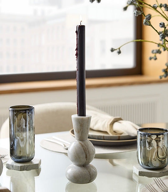 Kali Marble Candleholders