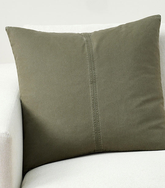 Sunwashed Twill Pillow Cover