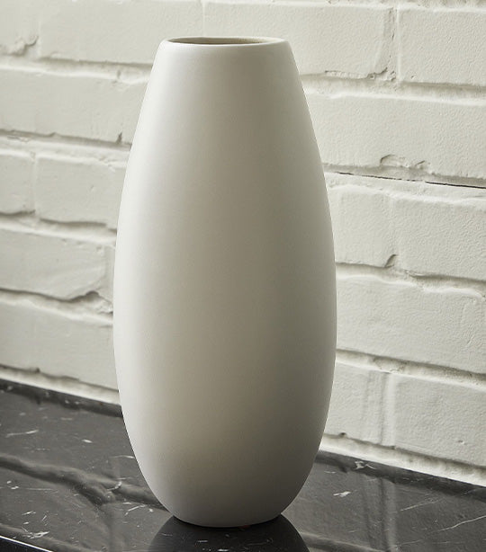 Pure White Matte Ceramic Vases