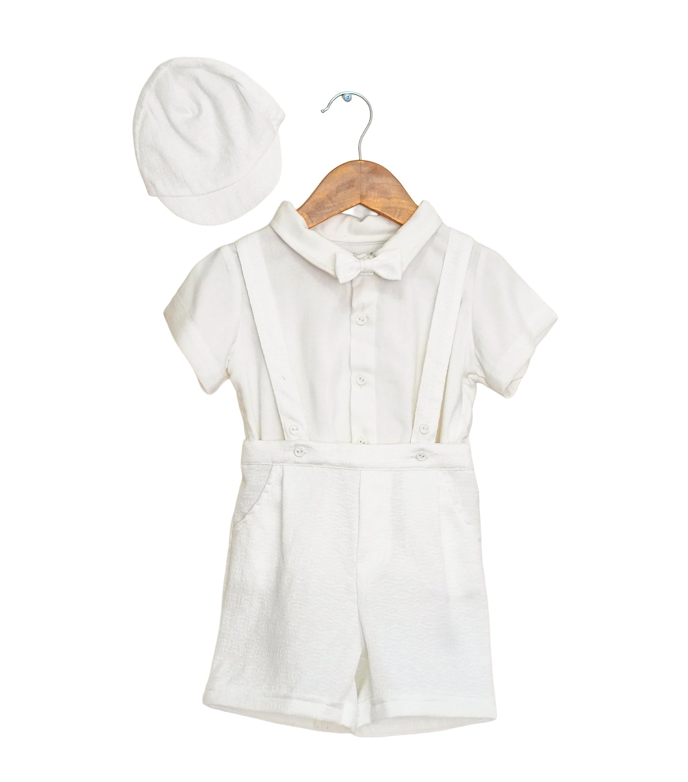 Piccoli Andrew Baptismal/Christening Set Off White