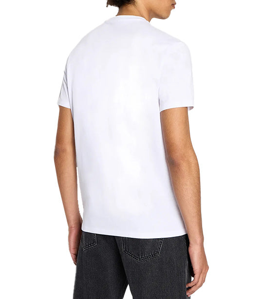 Milano New York Regular Fit Jersey Cotton T-Shirt White Crossing