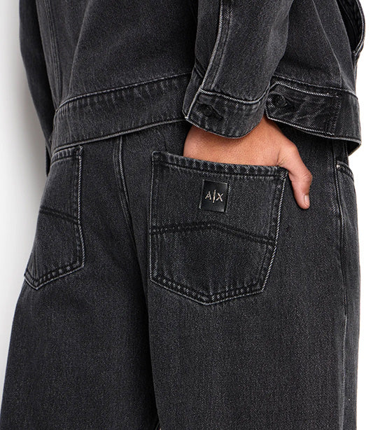 J71 Carrot Fit Non-Stretch Cotton Denim Jeans