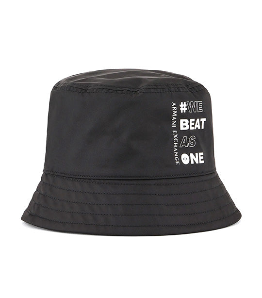 Recycled Nylon Logo Bucket Hat