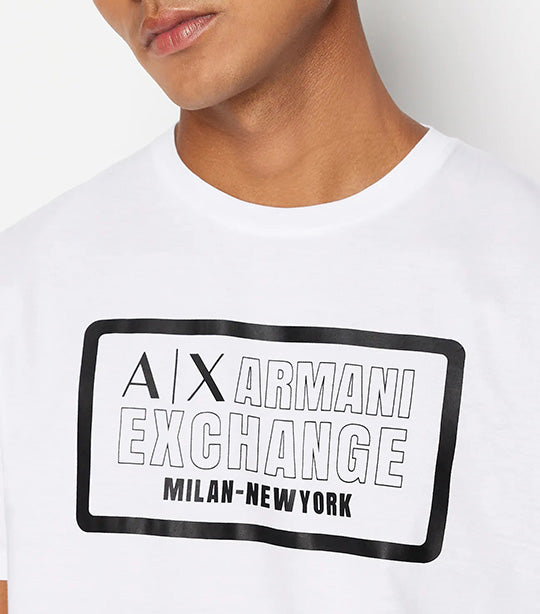 Milano New York Regular Fit Jersey Cotton T-Shirt White