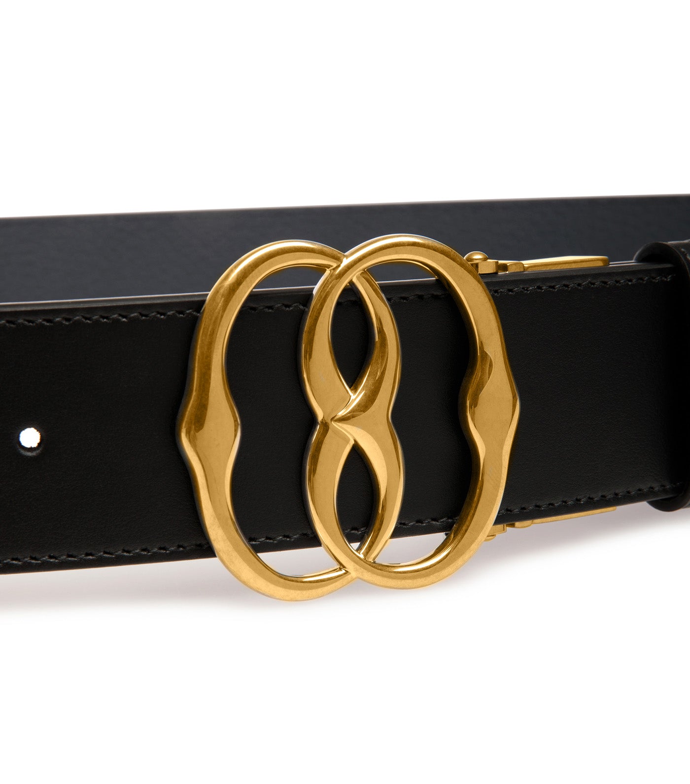 Emblem 40mm Adjustable and Reversible Belt Black