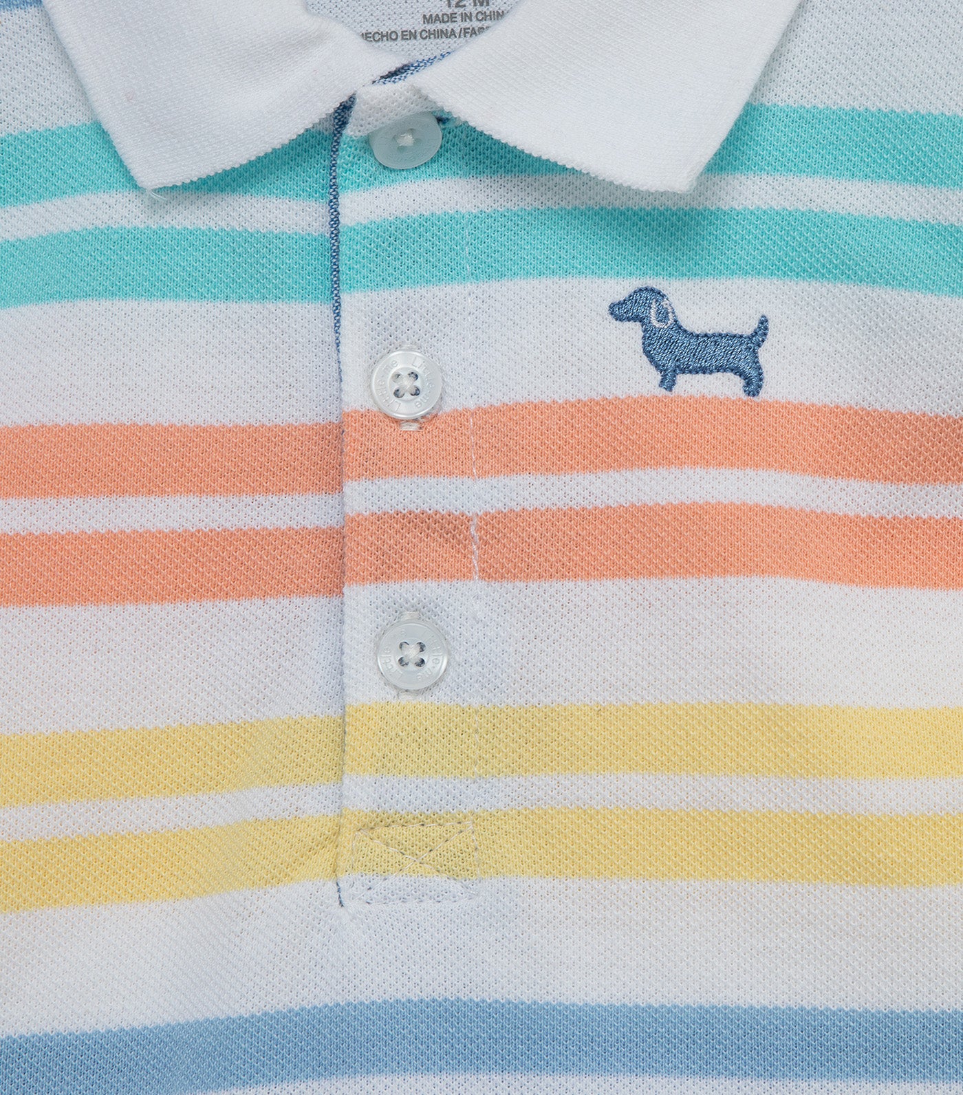 Polo Short Set Stripe Puppy