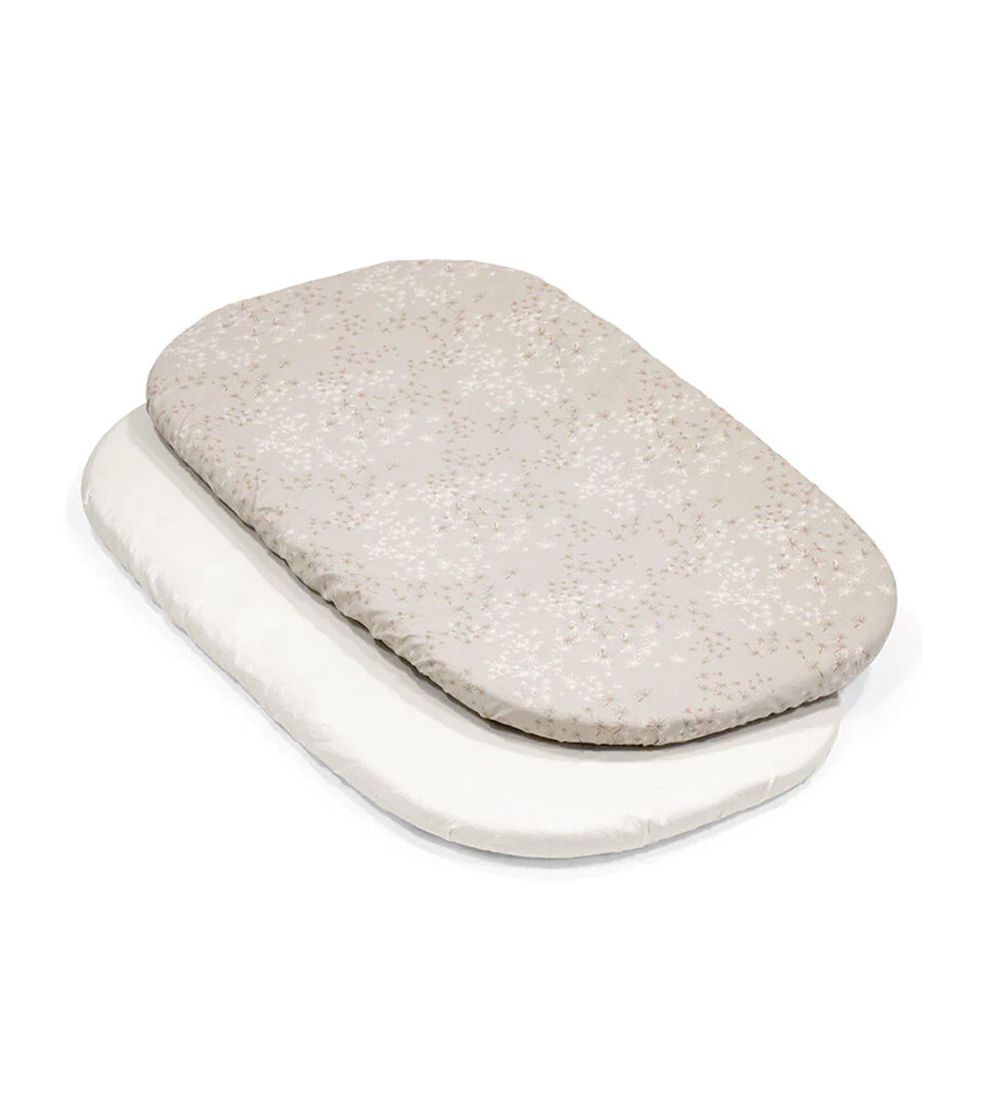 Snoozi™ 2-Pack Fitted Sheets Dandelion Beige/Vanilla Cream