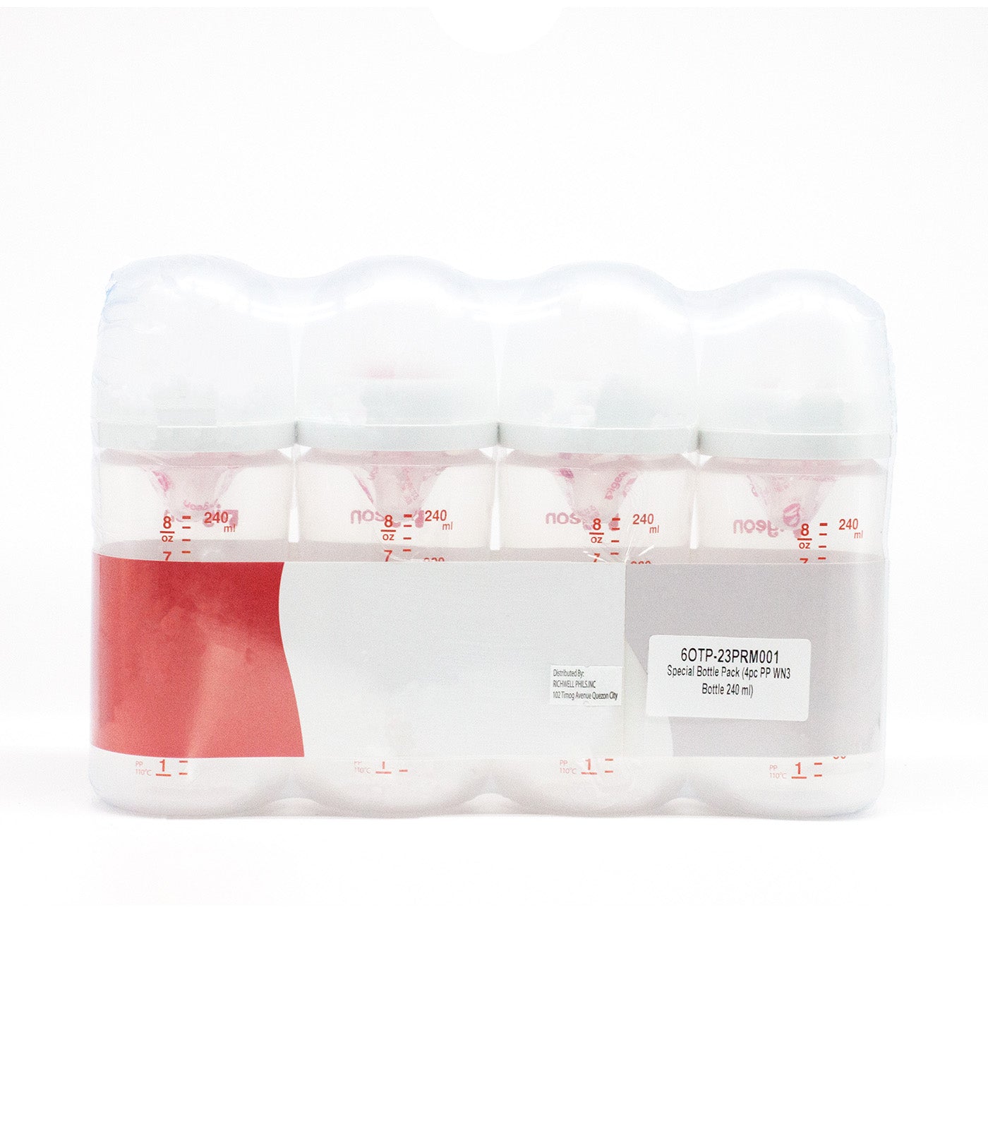 Special Bottle Pack 4pc. PP Wide Neck Bottle