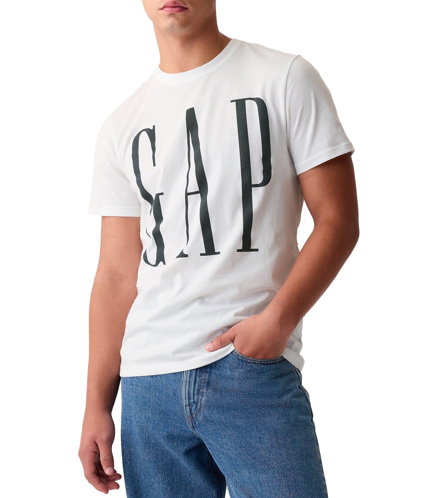 Everyday Soft Gap Logo T-Shirt White V2 Global