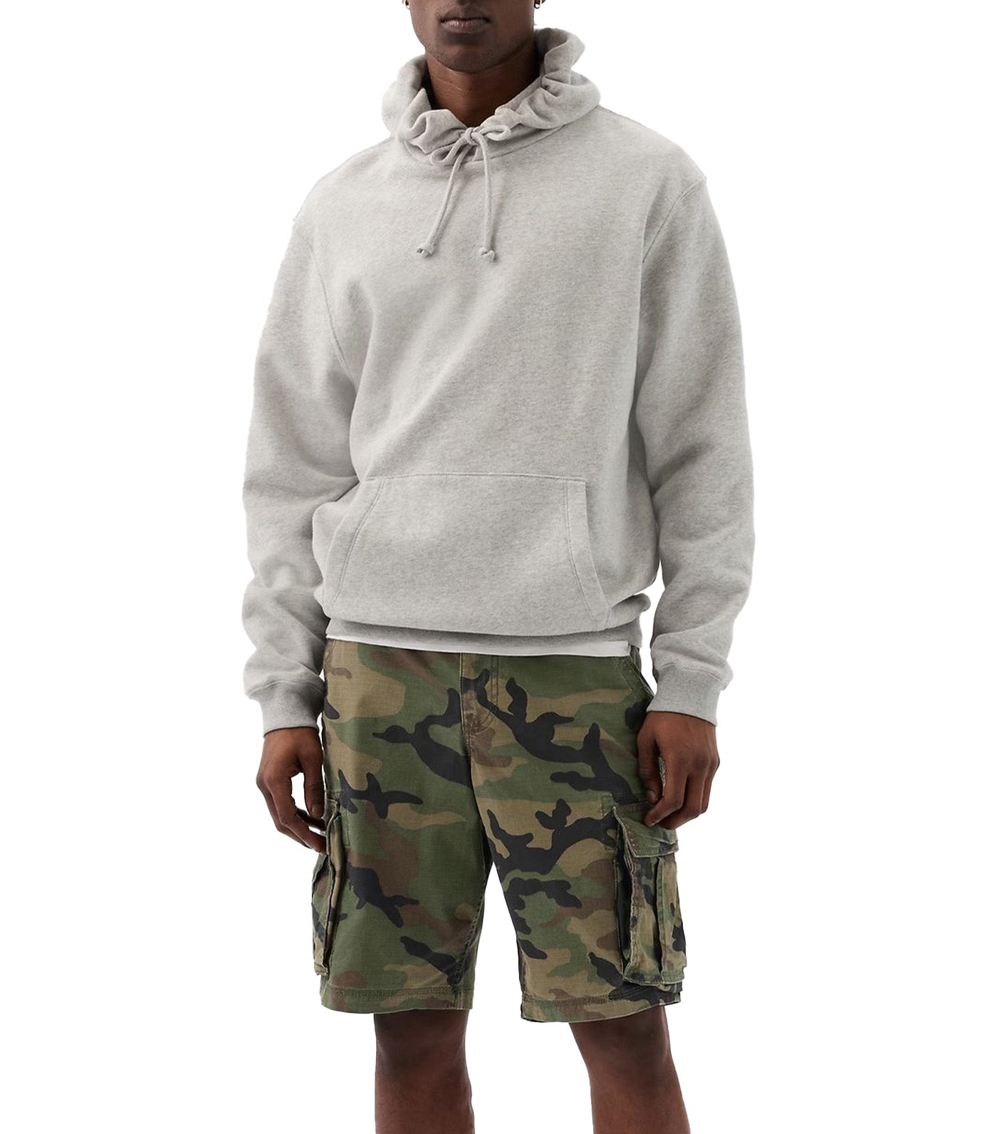 Relaxed Cargo Shorts Camo