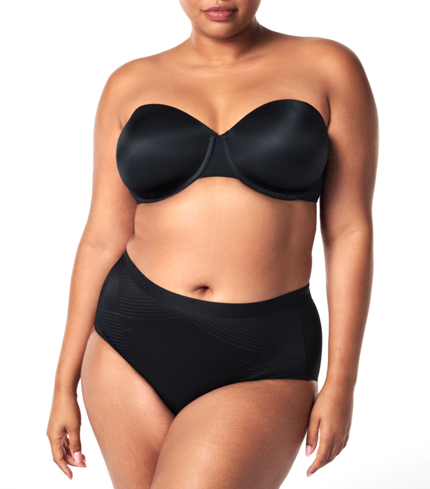 Suit Your Fancy Strapless Bra Very Black