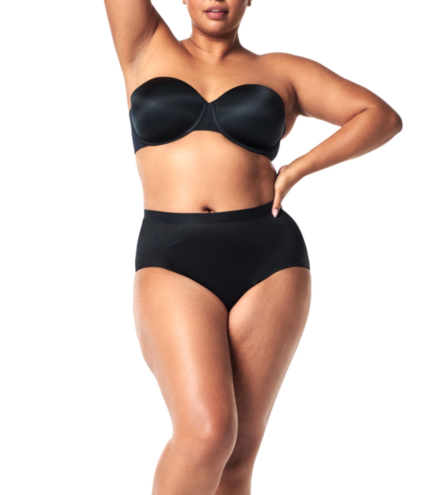 Suit Your Fancy Strapless Bra Very Black