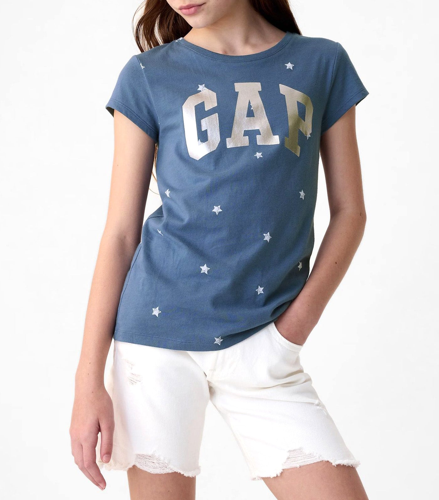 Gap Logo T-Shirt Blue Star 816