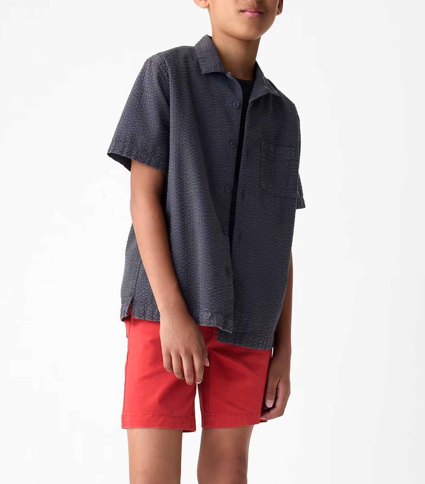 Kids Twill Easy Shorts Weathered Red
