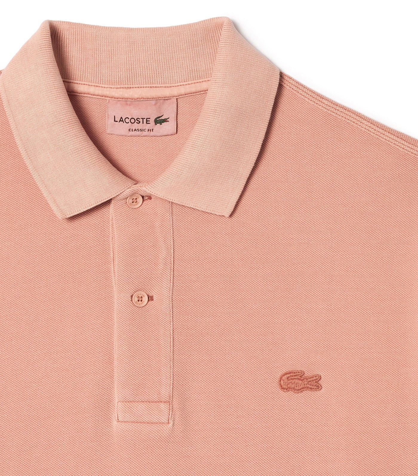 Classic Fit Cotton Piqué Polo Shirt Eco Pink