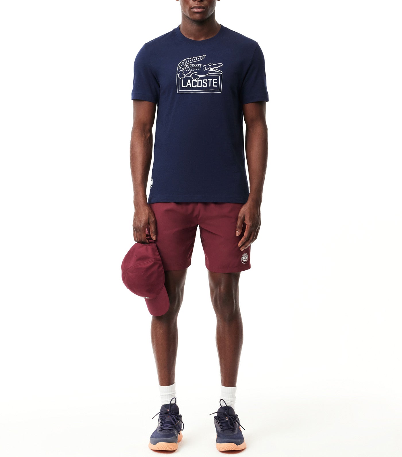 Ultra-Dry Sport Roland Garros Edition Tennis T-Shirt Navy Blue