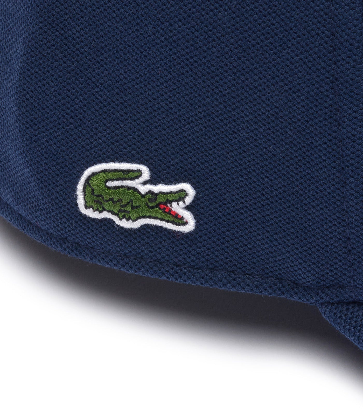 3D Embroidered Cotton Piqué Baseball Cap Navy Blue