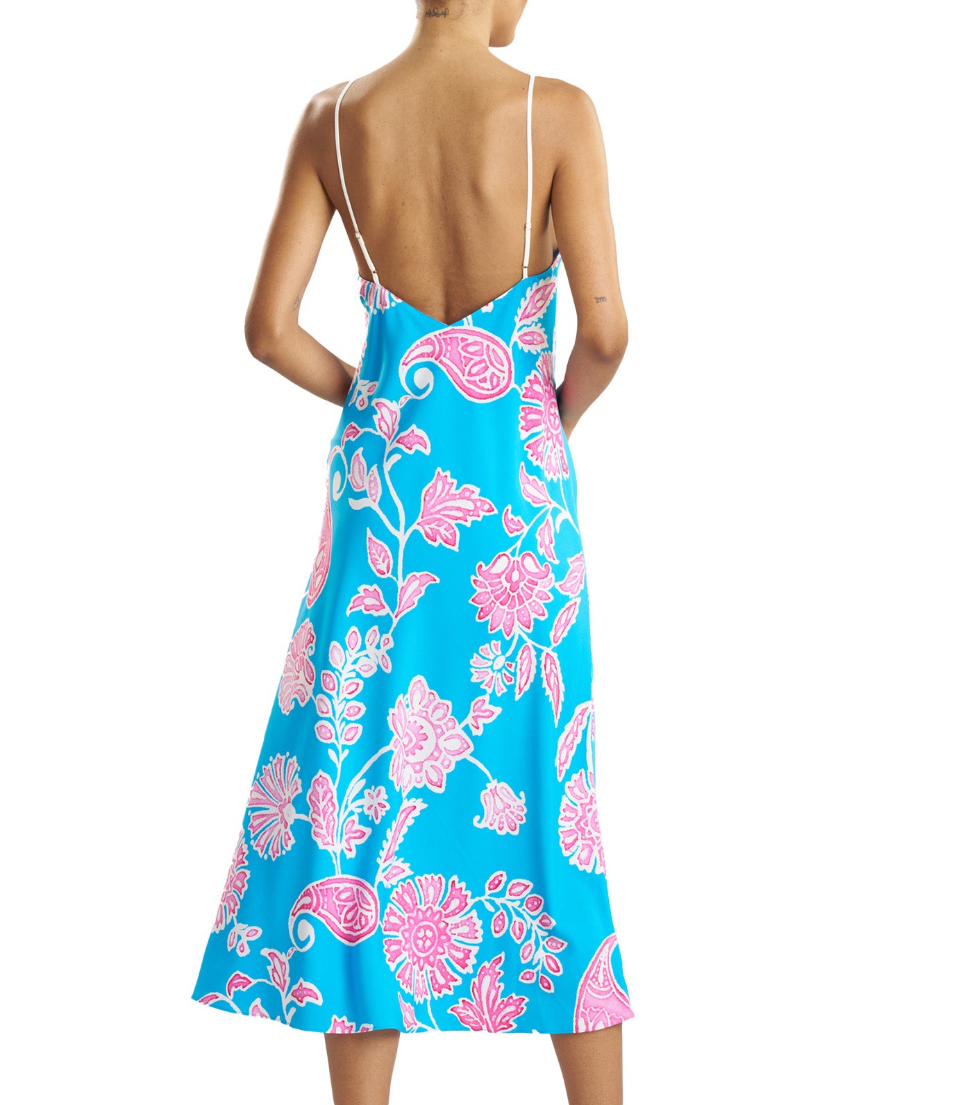 Sanremo Gown Teal/Pink