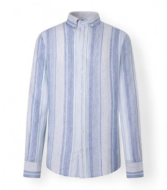 Linen Multi Stripe Shirt Multi