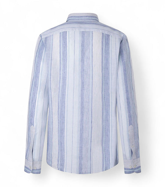 Linen Multi Stripe Shirt Multi