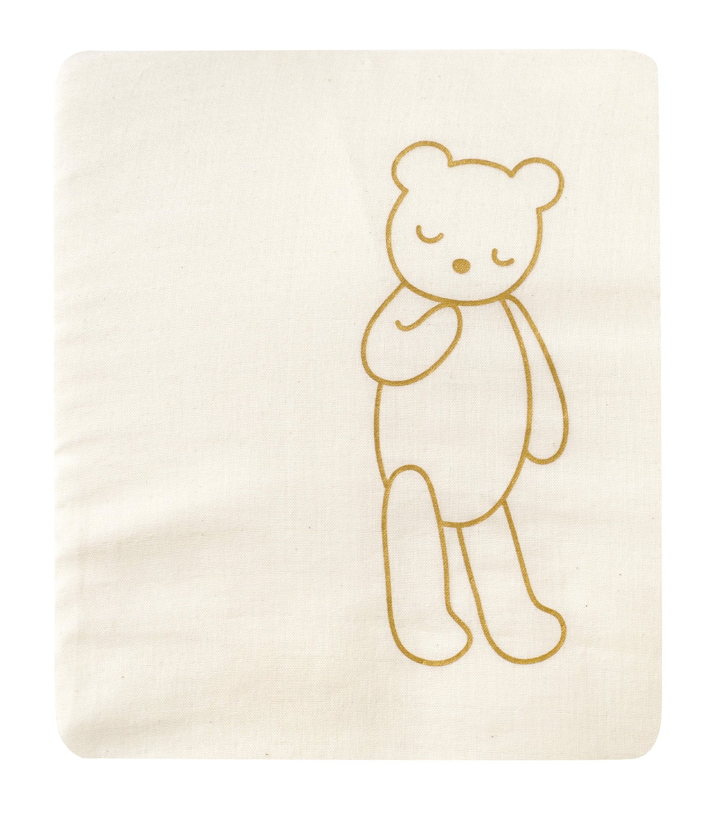 Nommoc Mini Fitted Sheet by 10mois Goodnight Bear Cream