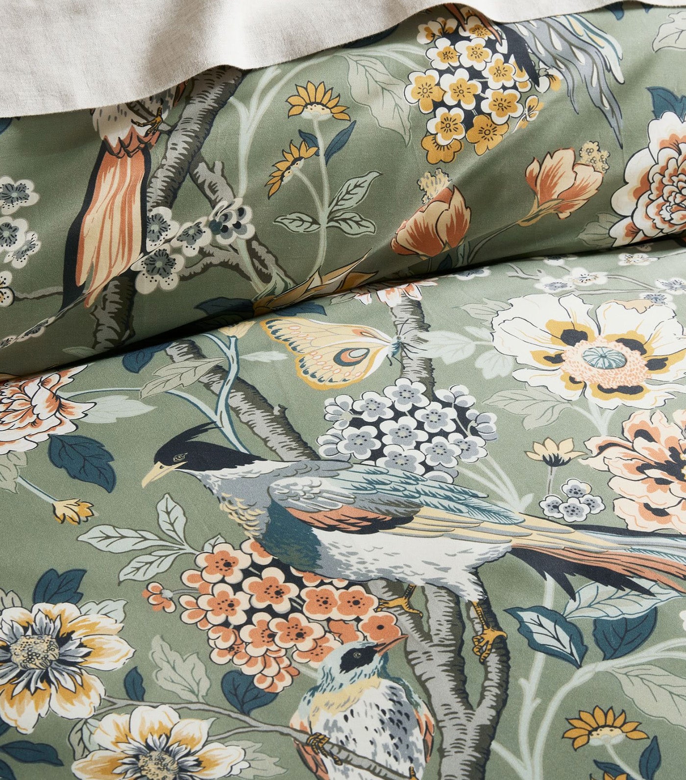 Bloom Floral Sateen Duvet Cover