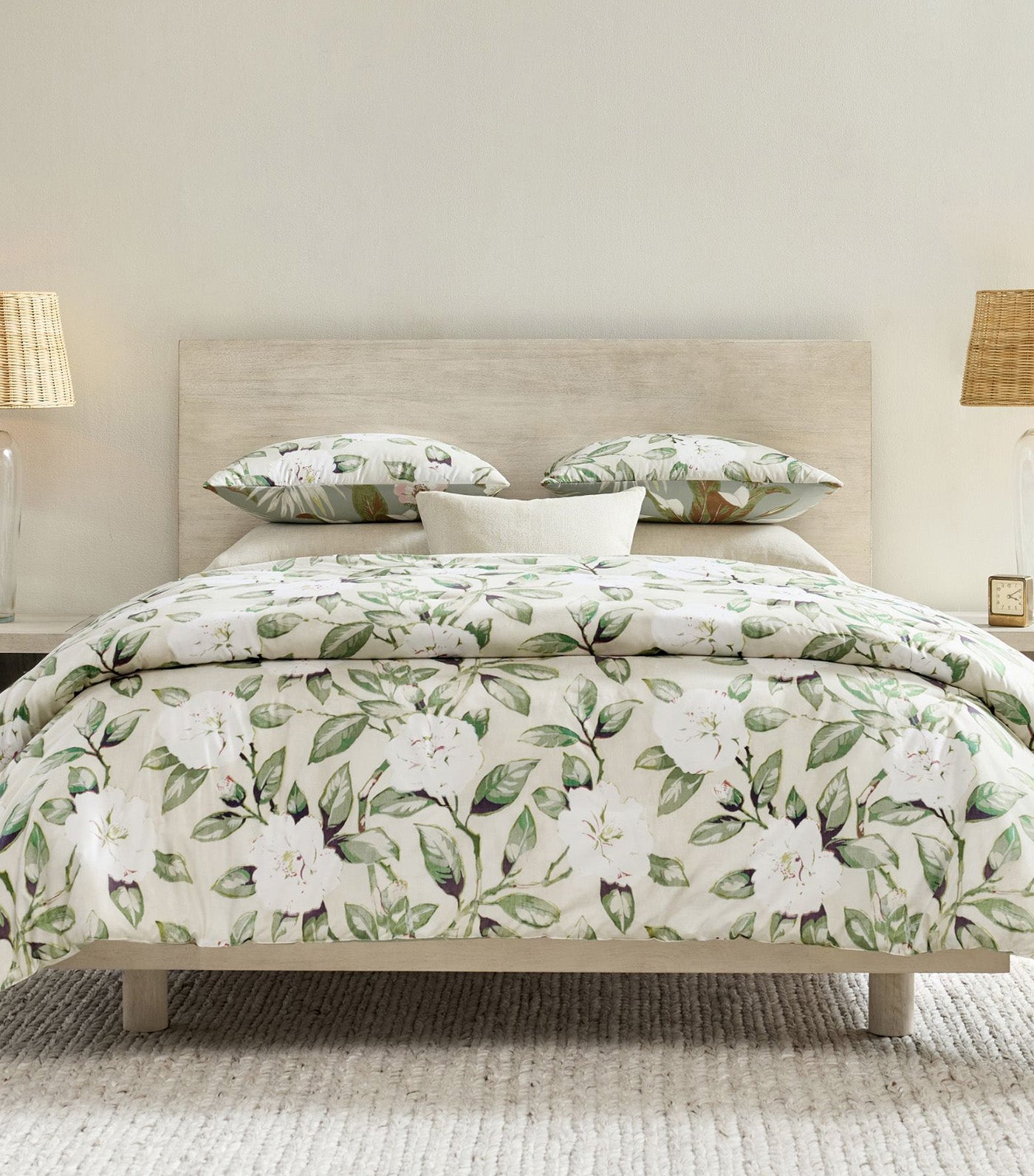 Sidney Reversible Organic Percale Comforter and Shams