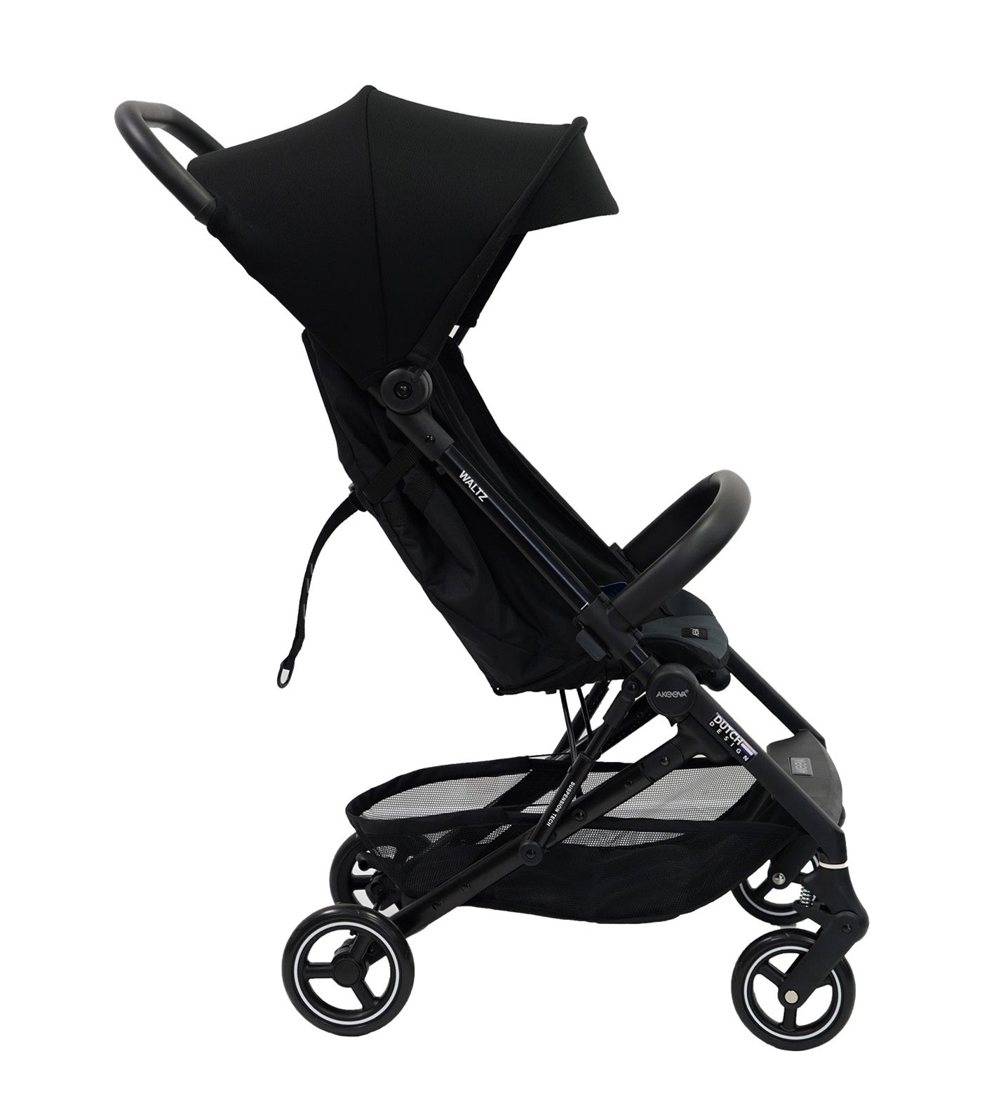 Waltz Cabin-Sized Lightweight Stroller Black