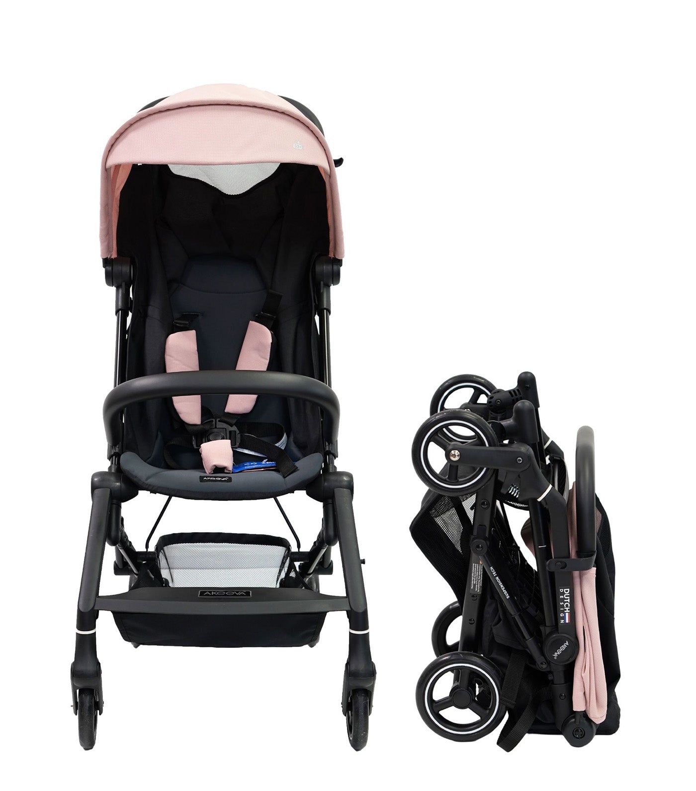 Waltz Cabin-Sized Lightweight Stroller Pink