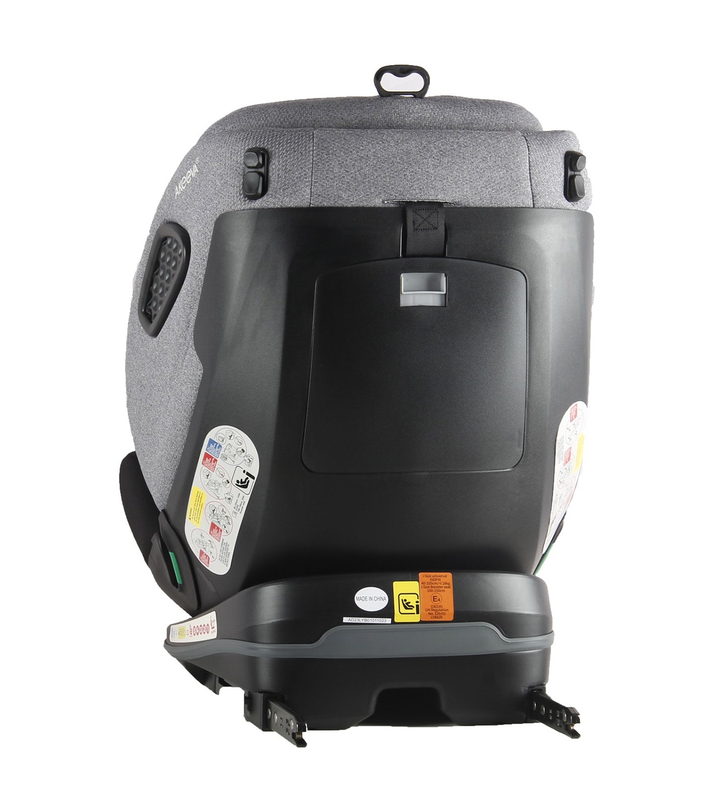 Pod 360 Rotate Isofix Carseat with Latch and Cocoon Protection with ICC Gray