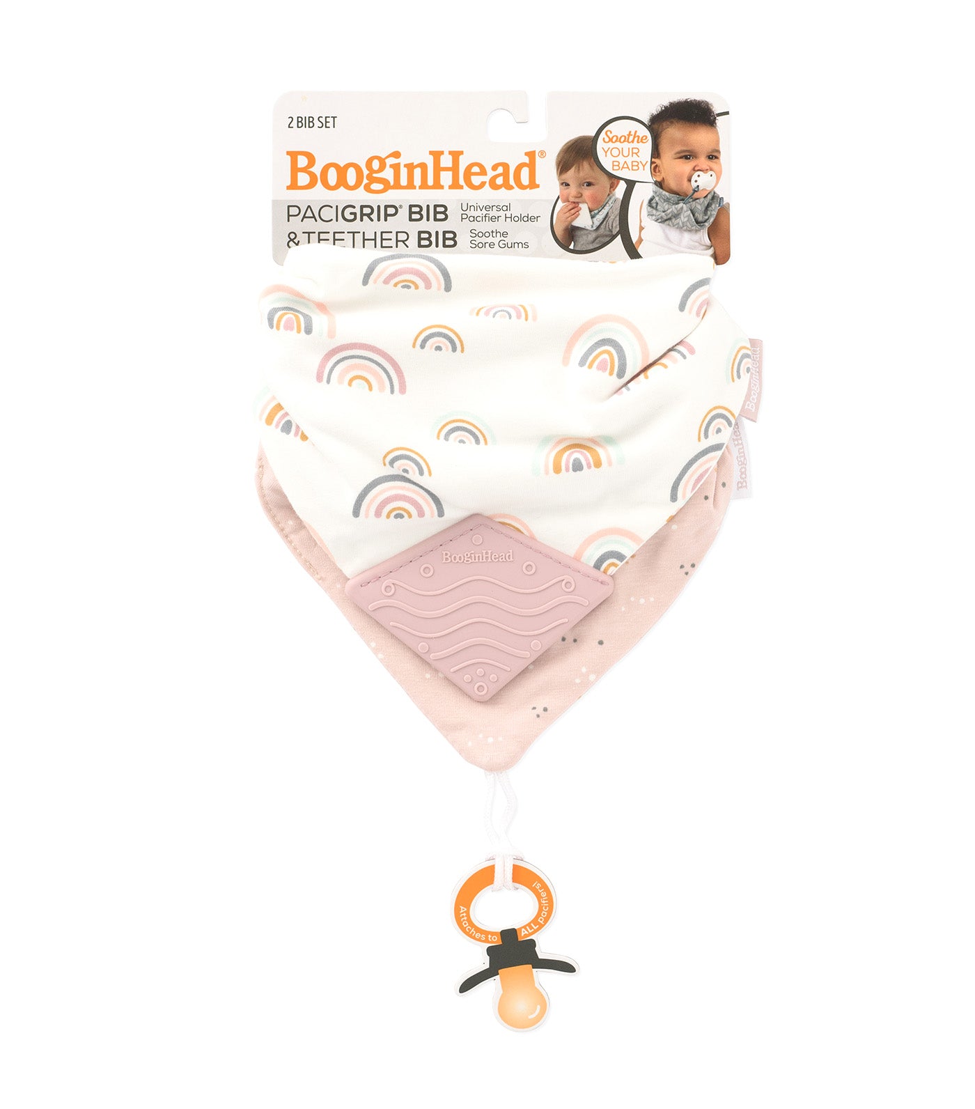 2-Pack Bandana Teether & PaciGrip Bib