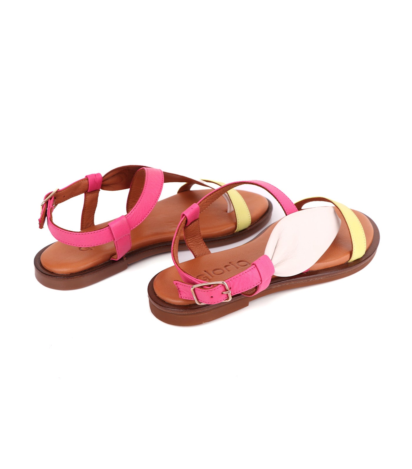 Sandals Sunny Lime/ Marshmallow/ Rose Carmine