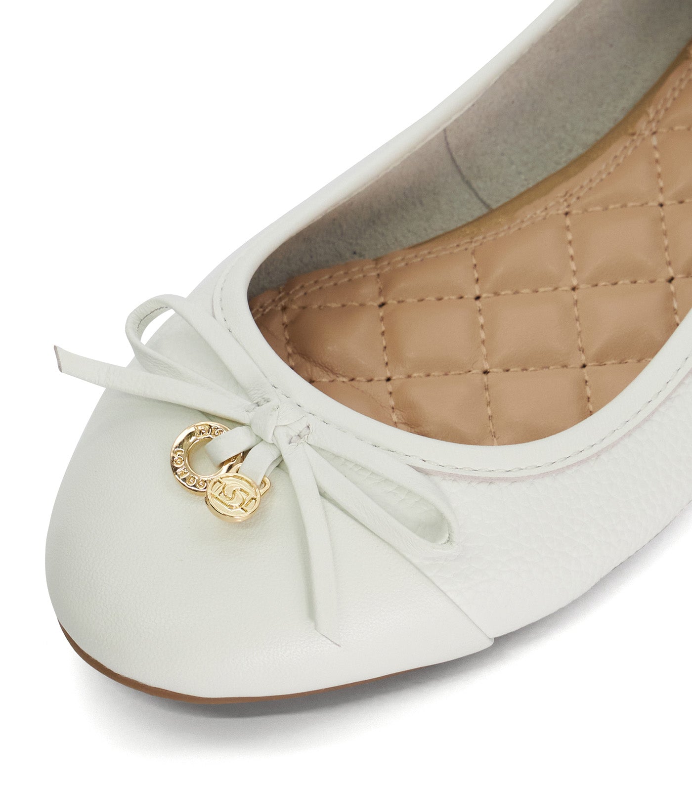 Hallo Ballet Flats White