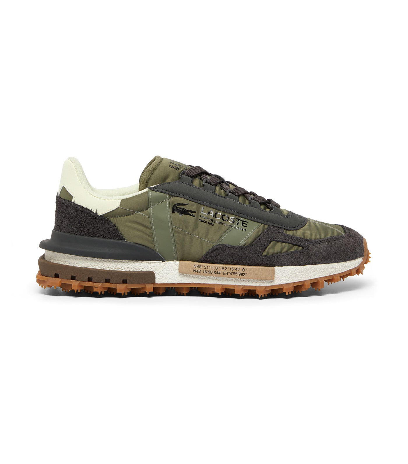 Men's Elite Active Trainers Khaki/Dark Green