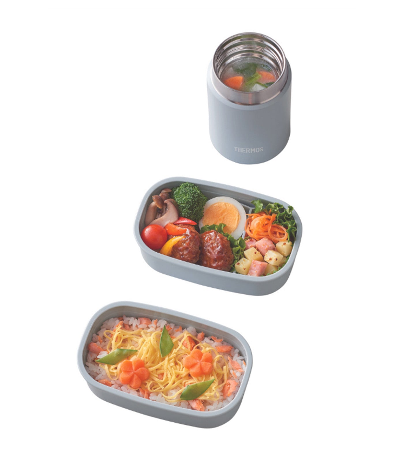 800ml Soup Lunch Set Sky Blue