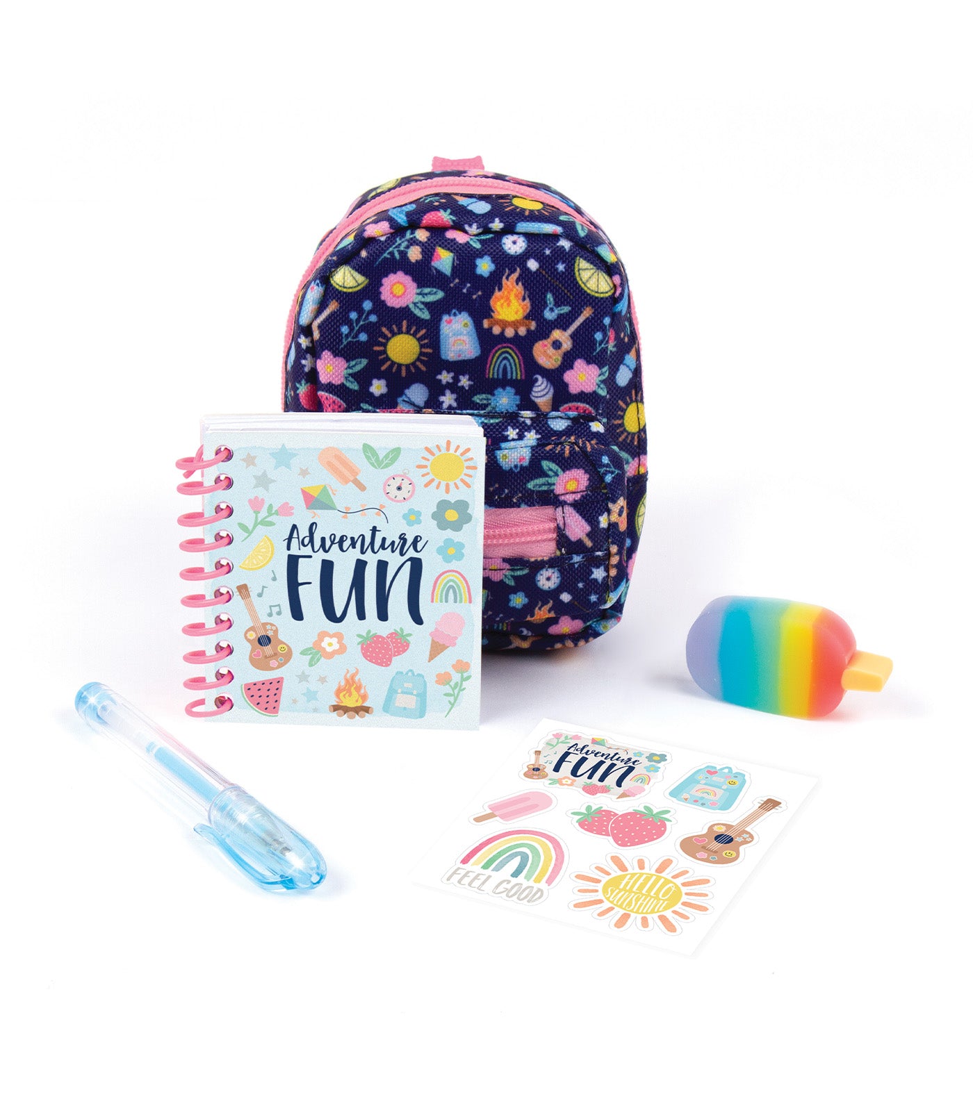 Mini Backpack and Stationery Set Blue