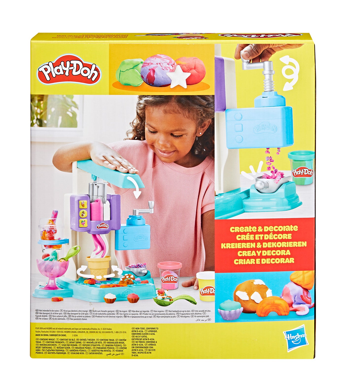 Rainbow Swirl Ice Cream Playset