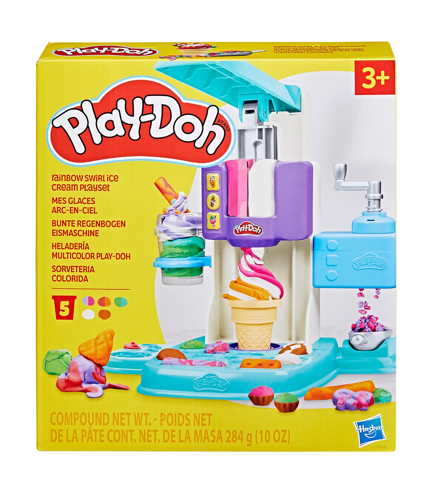 Rainbow Swirl Ice Cream Playset