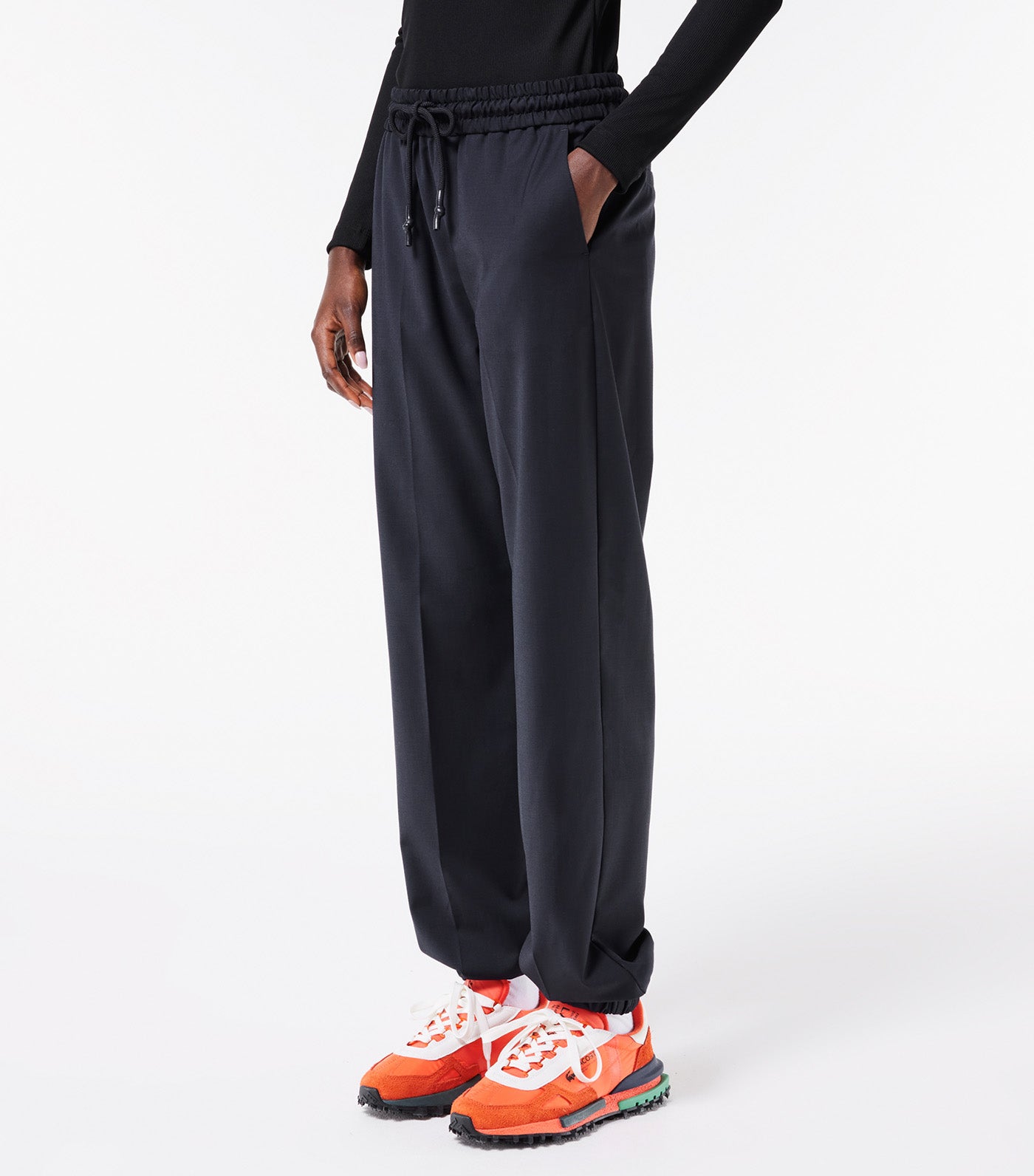 Wide Leg Wool Blend Pants Abysm