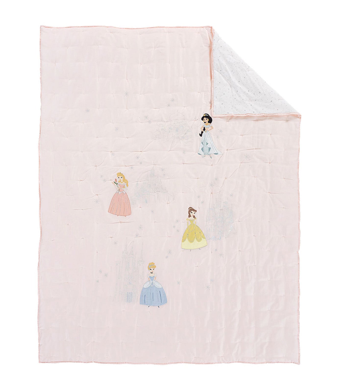 Disney Princess Castles Quilt & Shams Blush