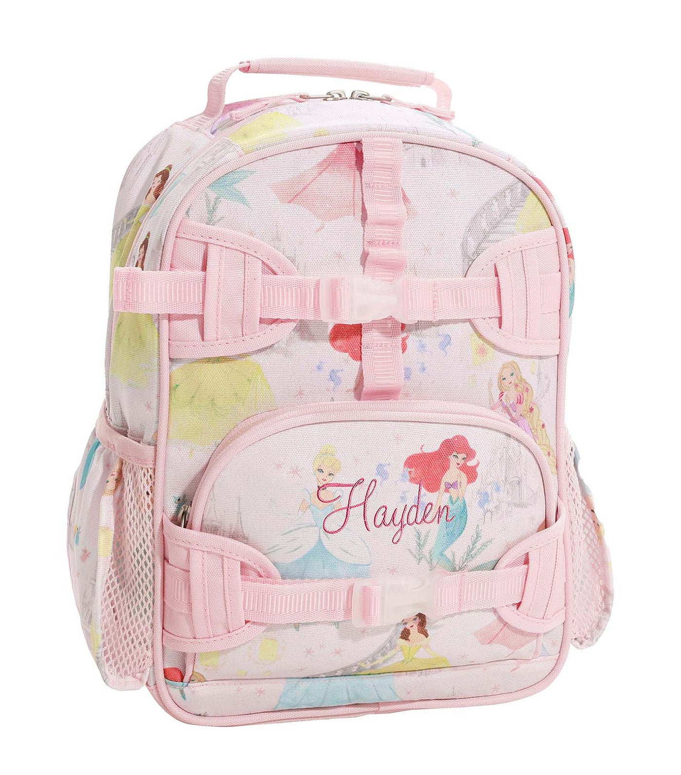 Mackenzie Disney Princess Castle Shimmer Backpacks Pink - Mini