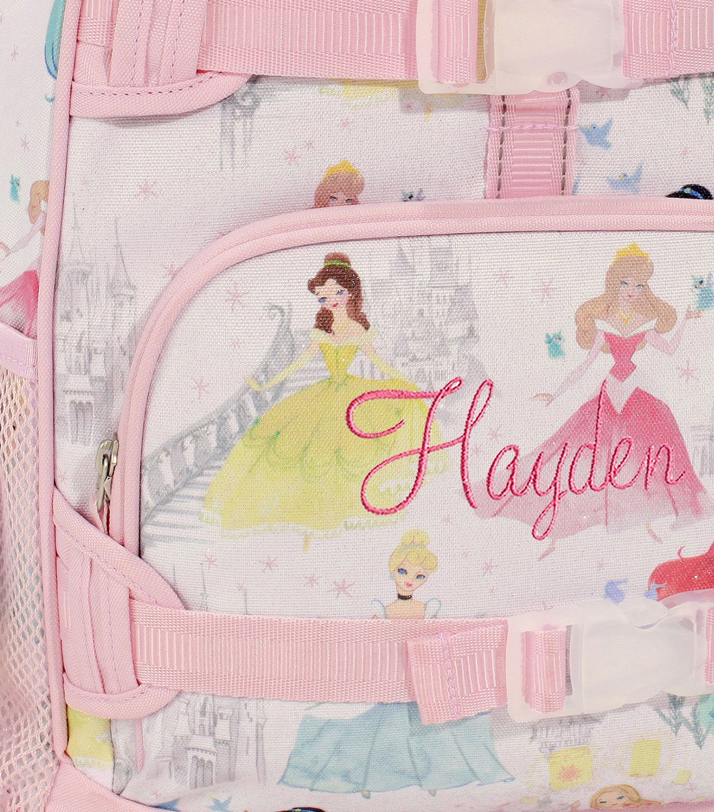 Mackenzie Disney Princess Castle Shimmer Backpacks Pink - Mini