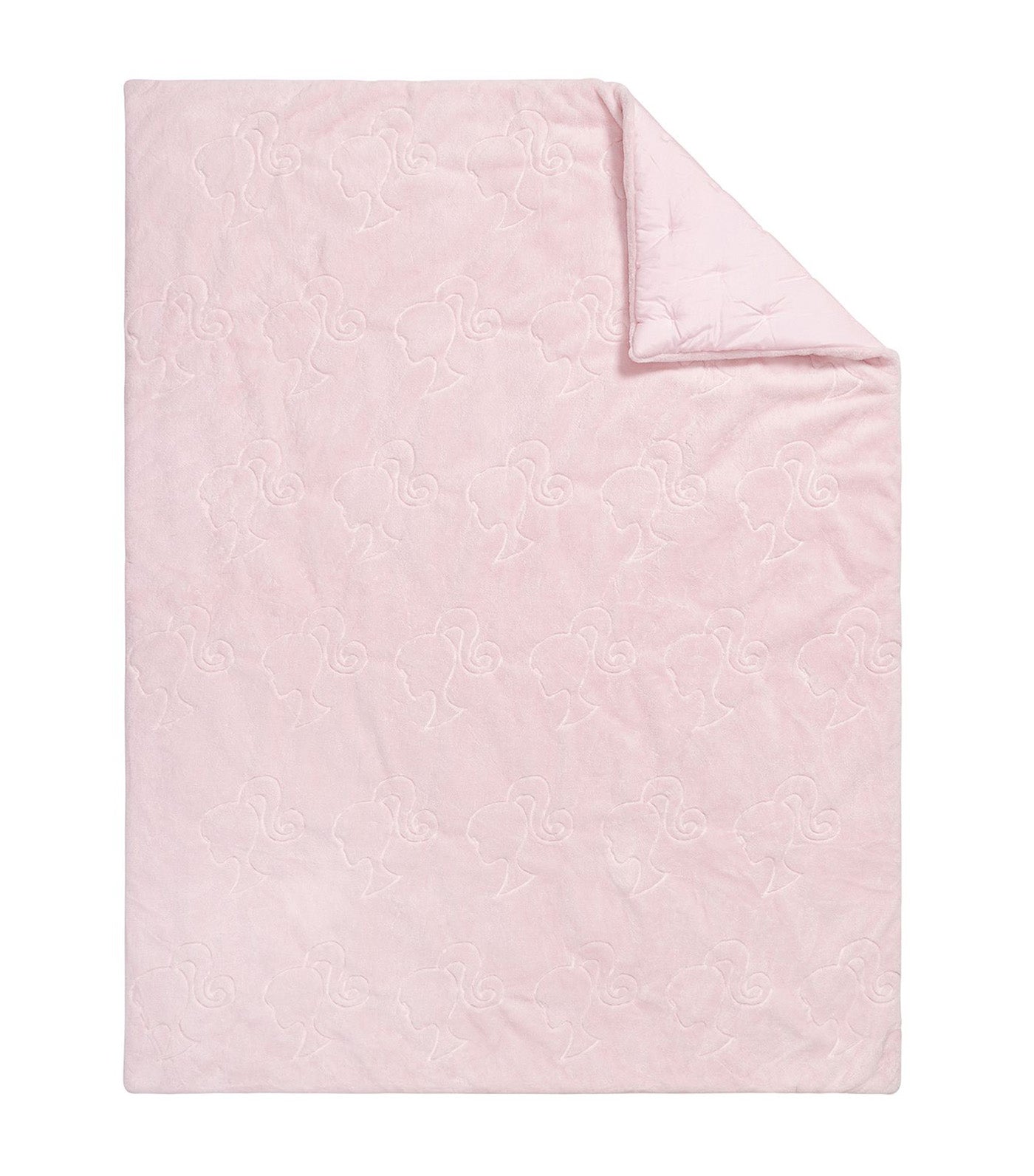 Barbie™ Faux Fur Comforter & Shams Pink