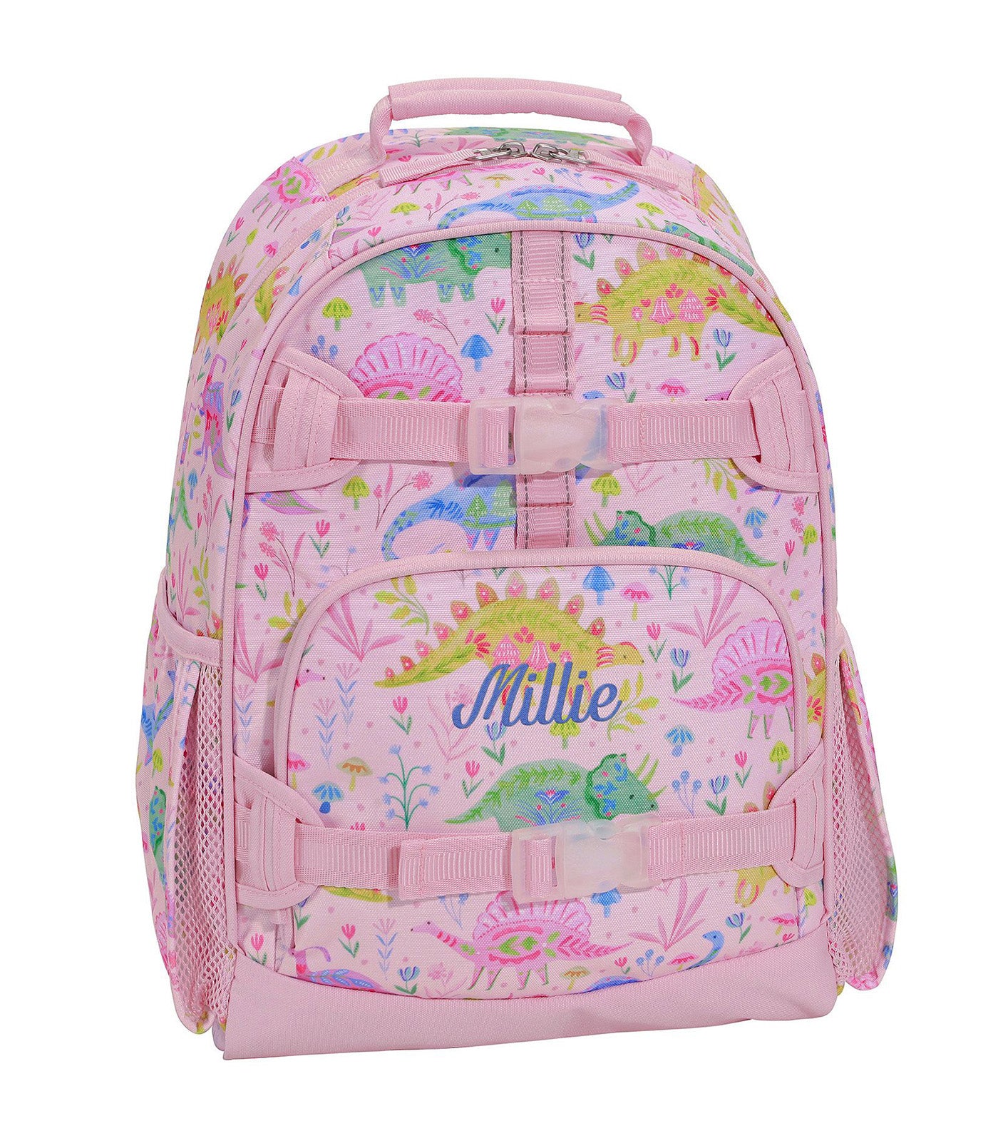 Pottery Barn Kids Mackenzie Heritage Pink Dinos Large Backpacks Rustan s