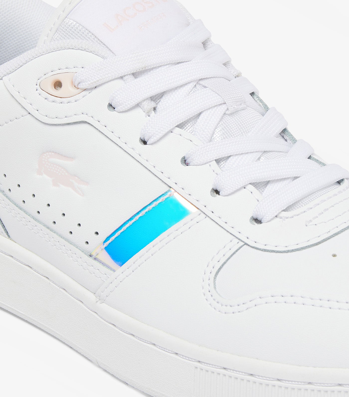 Women's T-Clip Set Trainers With Holographic Details White/Light Pink