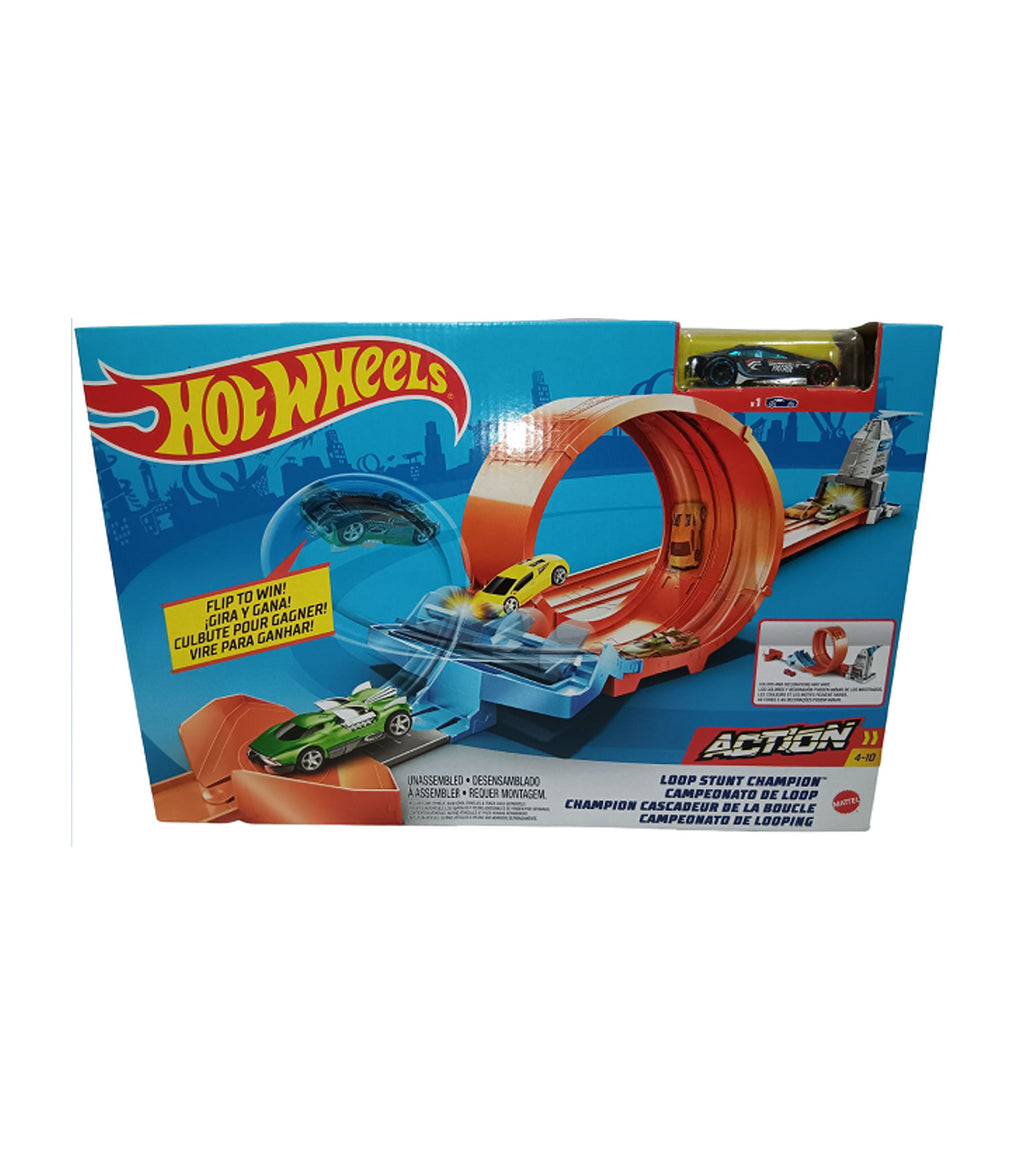 Hot Wheels Loop Stunt Champion Track Set Rustan's